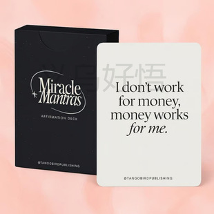 �羳TangoBird Miracle MantrasAffirmationDeck���E���Z�϶���