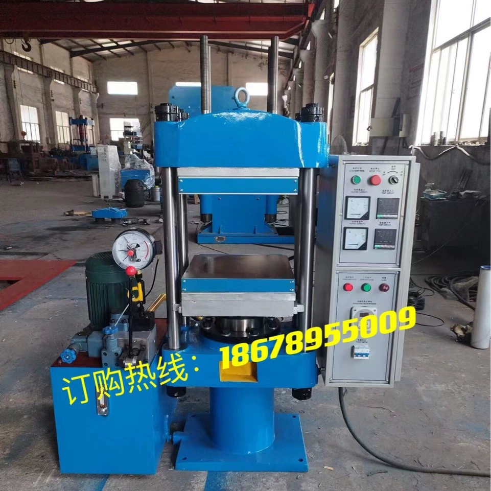 Ручной 50 тонн плоский вулканизатор небольшой резиновый разный кусок машины горячего прессования машины для лабораторного горячего пресса