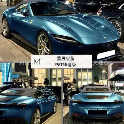 Wrapping, Liquid Metal Series Car Auto Color Change Film - star-sapphire-152m-x-1m