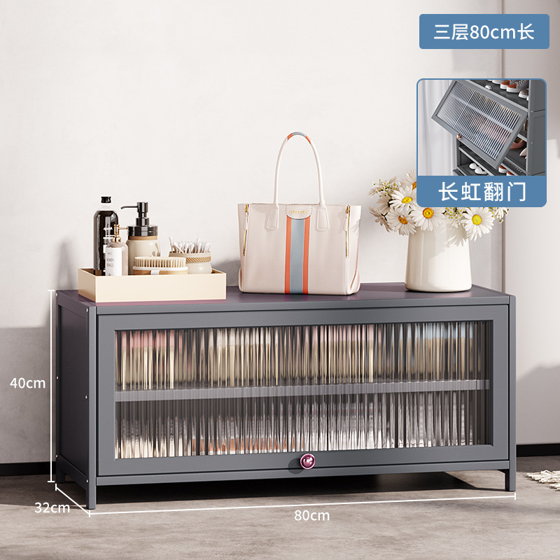 鞋柜家用门口室外多层简易入户收纳楠竹小鞋架子新款2025楼道|undefined