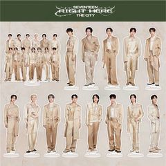 SEVENTEEN 15cm新款亞克力雙面立牌桌面擺件飾品明星周邊同款
