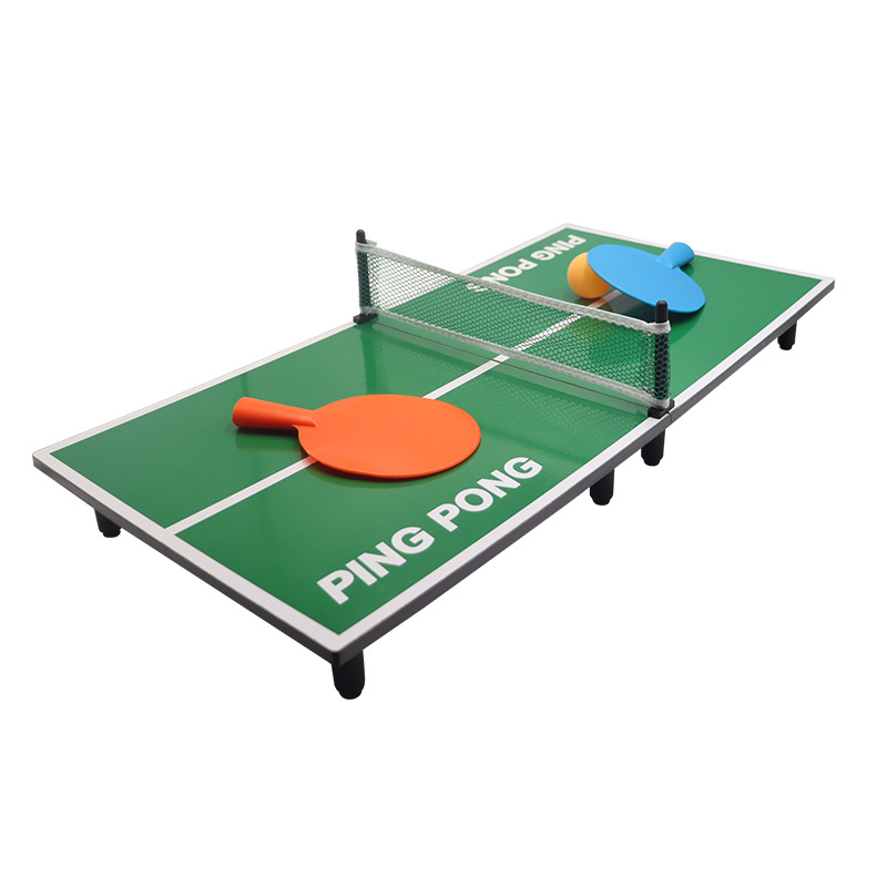 Fábrica al por mayor interior Mini Mesa de tenis de mesa juego de escritorio entre padres e hijos entretenimiento competitivo plegable mesa de tenis de mesa