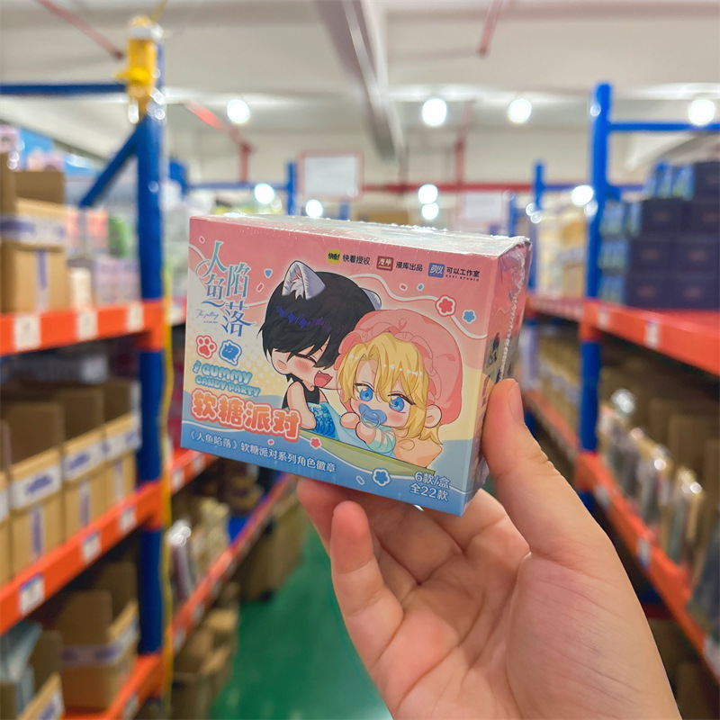 正規認定国谷バッジブラインドドローアニメ国谷二次元周辺機器トレンディバーホットドアIPコレクション卸売