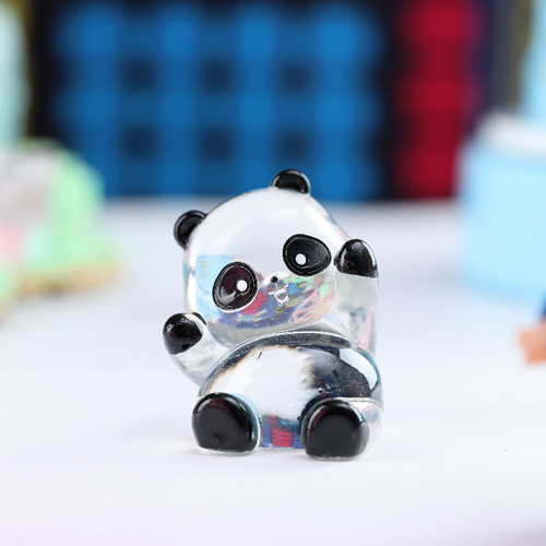 Creative new blind box Qizai Panda big cute cartoon trendy resin toy gift ornaments for children's gifts