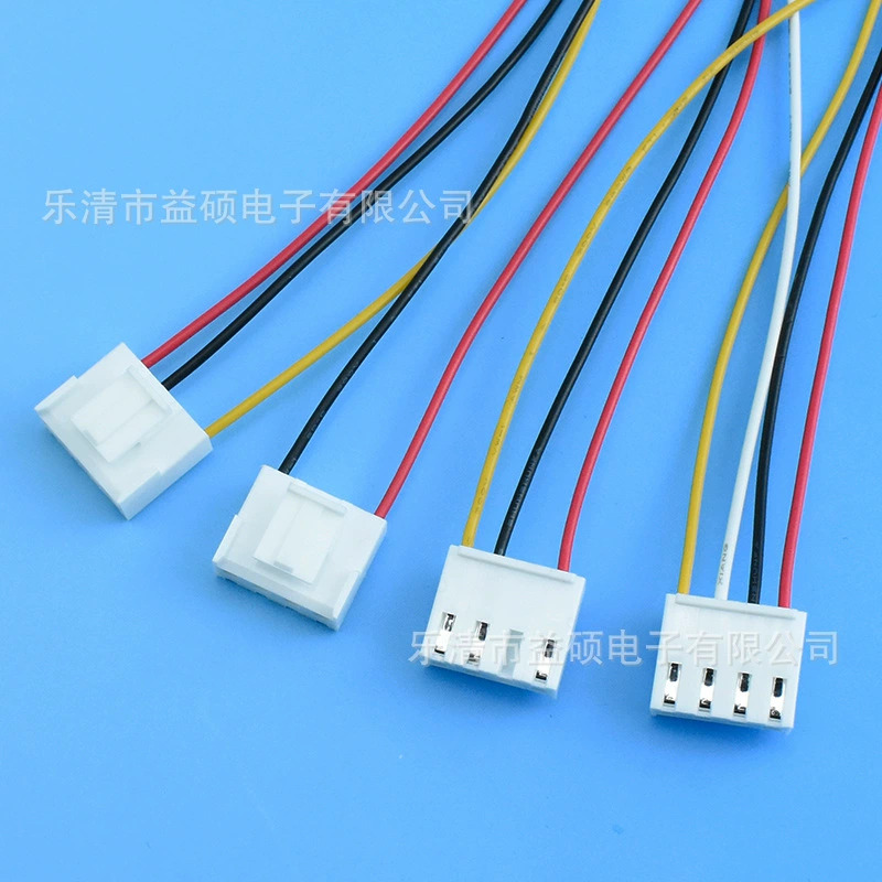VH3.96 односторонняя клеммная провод 1007-20AWG-4P-10см с позолотой кабель питания PCB