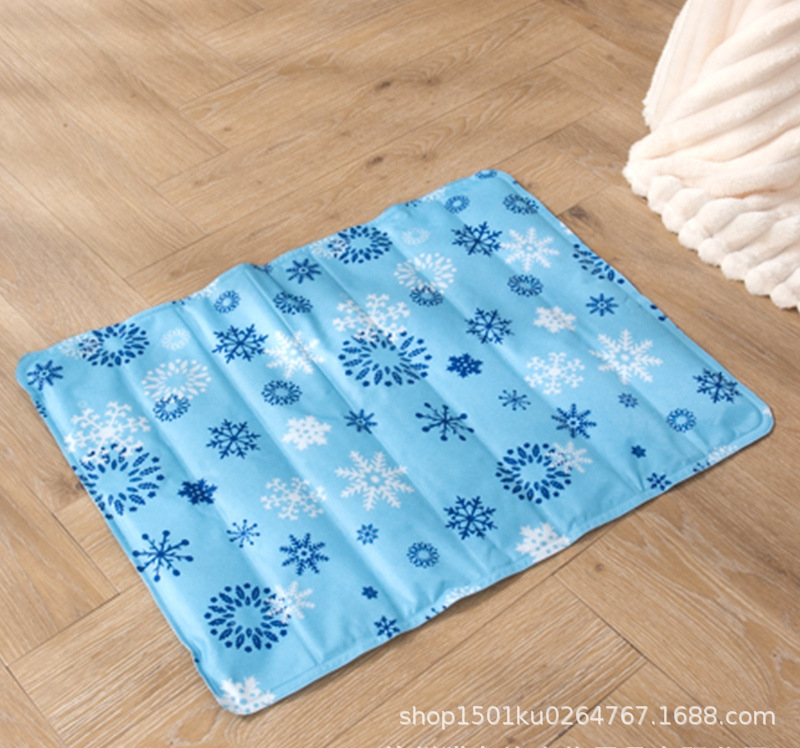 시원한 눈꽃 사각 아이스매트