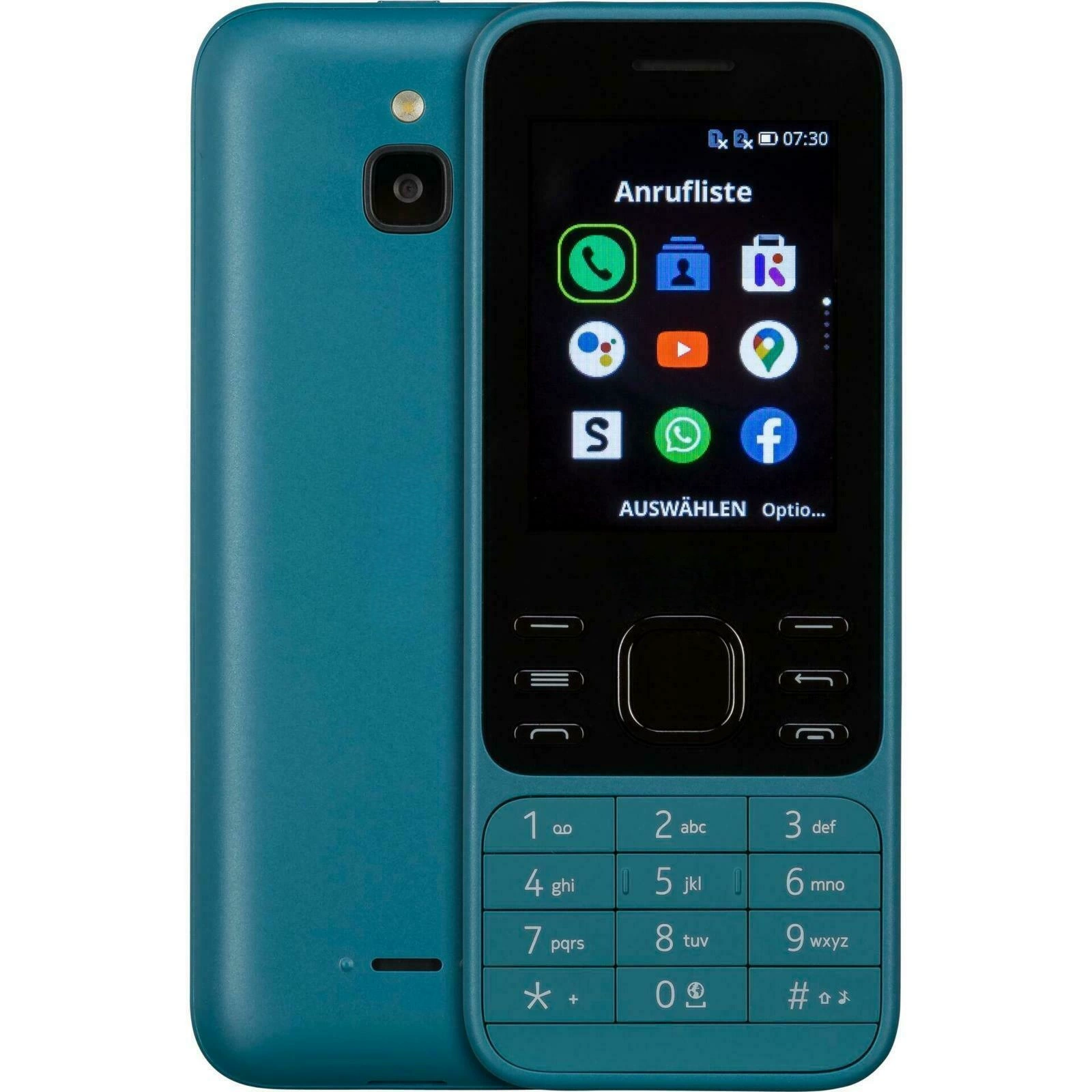 New cross-border model 6300 2020 2G elderly WIFI dual-stop button straight board non-smartphone function machine
