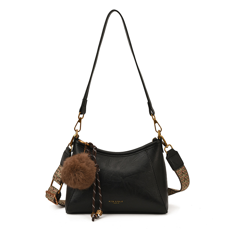 Bolso retro bolso de bolsillo axilar 2025 nuevo estilo de transporte de gran capacidad de moda versátil bolso de hombro de mano inclinado