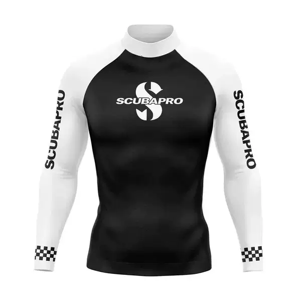Scuba Men's Long-Sleeved Outdoor Sports Anti-Uv Swimsuit Surfing Suit Wetsuit Quick-Drying Split Top