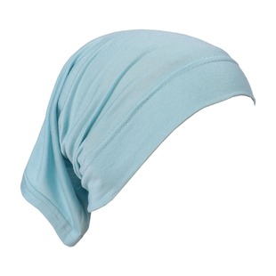 New cross-border simple all-match solid color bucket hat comfortable breathable headscarf women's accessories hijab A48