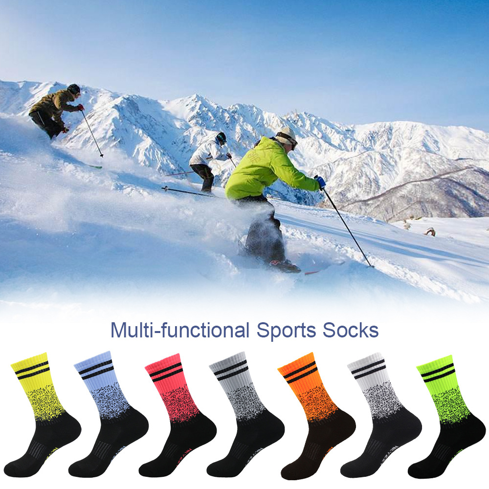 Neue Laufsocken Fußballsocken Mittelrohr-Sportsocken Herren- und Damen-Radsocken Basketballsocken Tennissocken Badminton_voghion.com