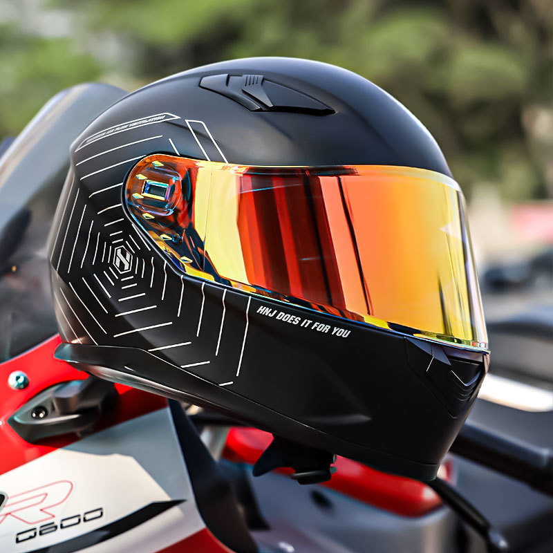 HS129 매트 블랙 스파이더(화이트 렌즈 + 레드 렌즈)