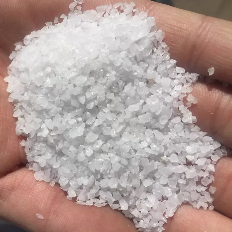 高纯石英砂 玻璃用硅砂 水处理雪花白砂 滤水材料 百源环保
