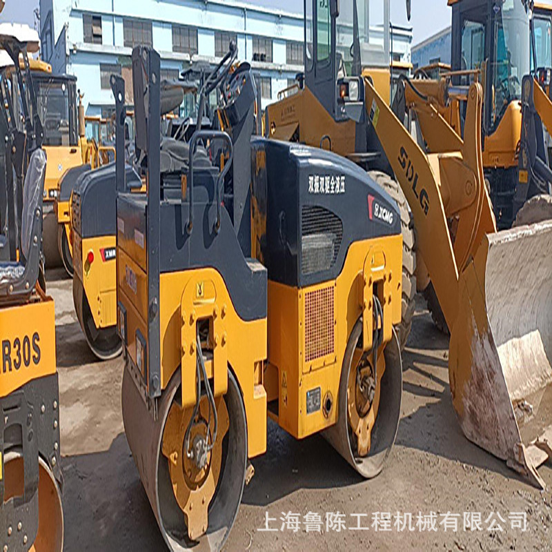 出售二手徐工2吨3吨6吨8吨双钢轮振动压路机全国包送