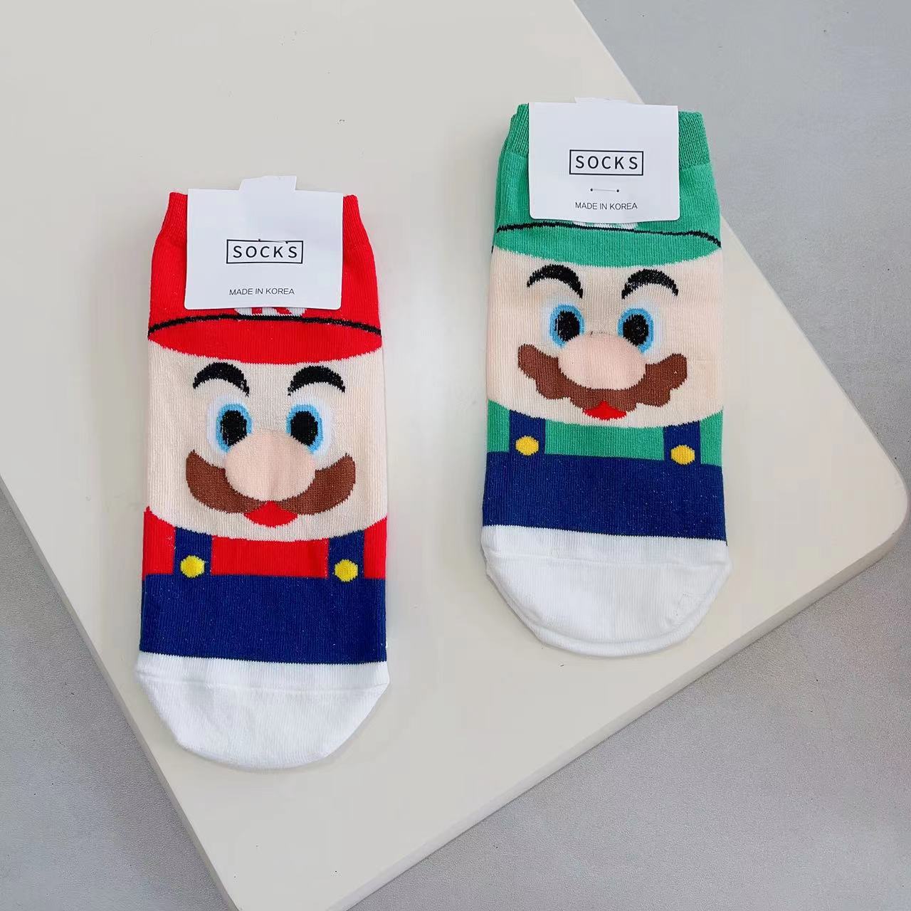 Korean socks spring socks color cartoon...