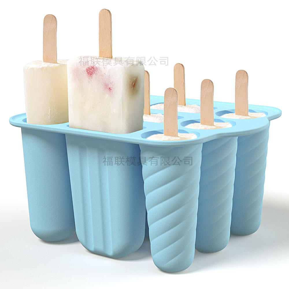 Venta caliente transfronteriza amazon nuevo molde de helado de silicona de 9 piezas molde de helado de silicona molde de helado casero