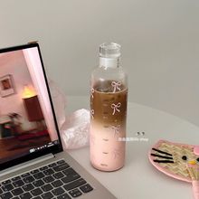 新款小众简约水杯便携女生高颜值日式耐高温便携防摔随手水杯