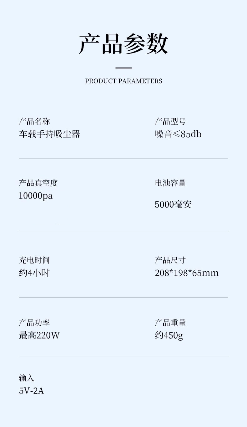 Car Wireless Vacuum Cleaner Multifunctional Brushless Blowing and Suction Household Small Air Extraction Handheld High-Power Dust Blower