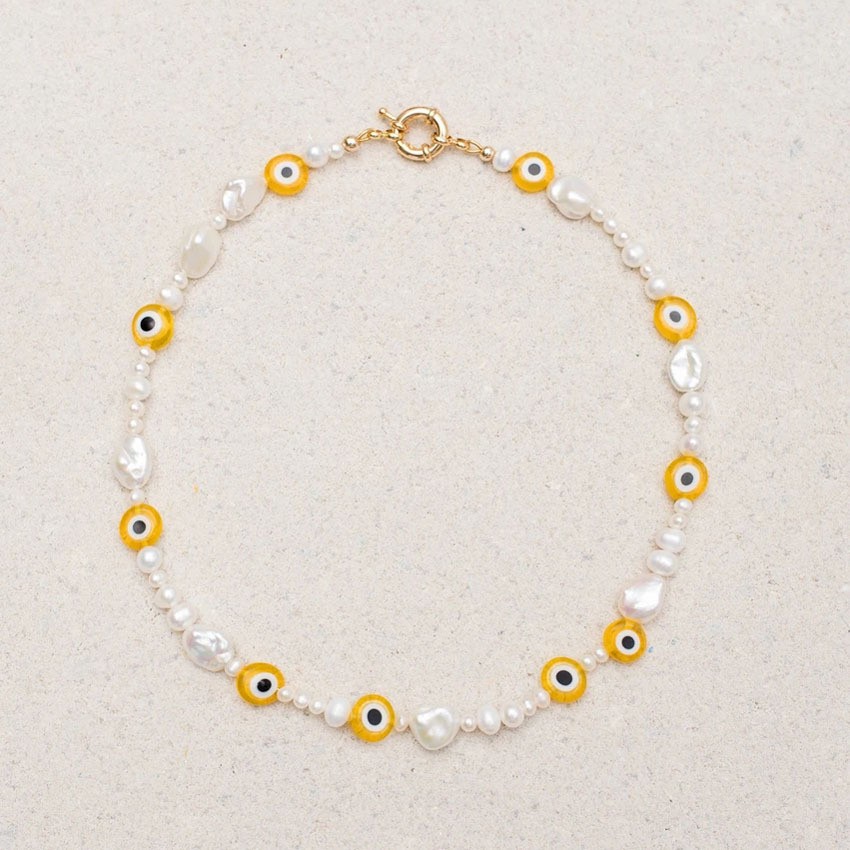 32g Weight Bracelets, Necklace Classification 2 PCS/Package Quantity Holiday, Daily Occasion Beaded, Freshwater Pearl, Titanium Steel Material Geometric Pattern Women's Gender Casual, Simple Style Style 2 PCS/Package Beaded Freshwater Pearl Titanium Steel Freshwater Pearl Jewelry Sets 47