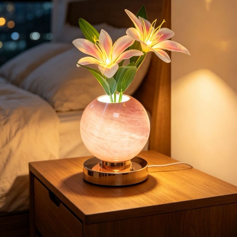 Tulip Night Light Table Lamp Ornament Decoration Bedroom Bedside Atmosphere Lamp Other Original Silk Flowers Tulip Night Light Table Lamp Ornament Decoration Bedroom Bedside Atmosphere Lamp Other Original Silk Flowers
