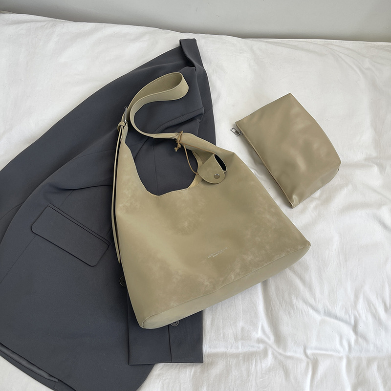 Moda retro axila de seda bolso de hombro para mujeres nuevo estilo simple de viaje de gran capacidad bolsa de mano bolsa de mano universal