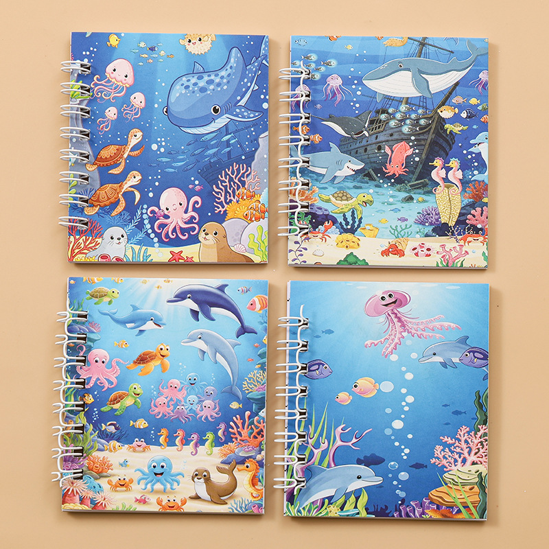 A7 bobina lateral cuadernita de bolsillo mini cuaderno diario de oficina portátil cuaderno mayorista