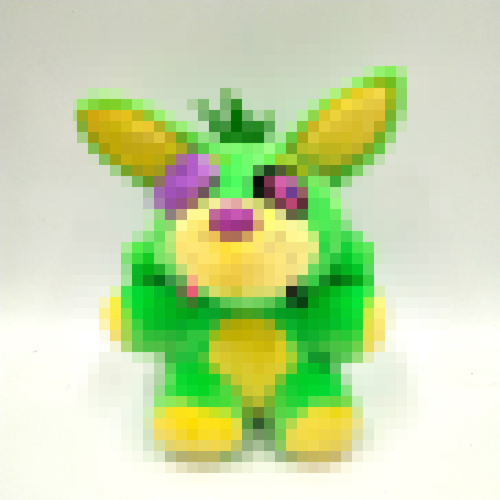 Green fox / 18cm