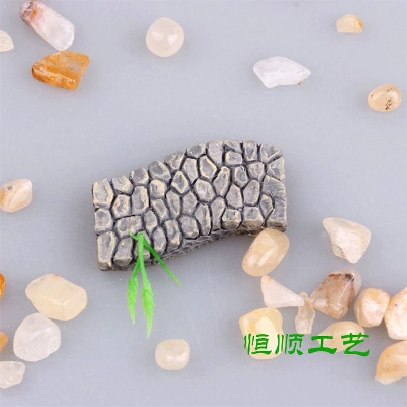 Смола ремесла украшения микро пейзаж стоимость украшения мясистый цветочный горшок аксессуары смола Серый тротуар оптом