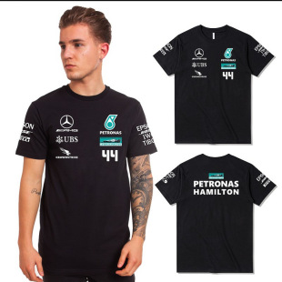 F1 Racing Car Mercedes-Benz Downhill Suit New Outdoor Cycling Suit Bicycle Short-sleeved Quick-drying T-shirt Men's Summer Mountain Bike