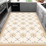 跨境pvc可擦厨房地垫防滑防油防水家用脚垫门厅入户免洗满铺地毯