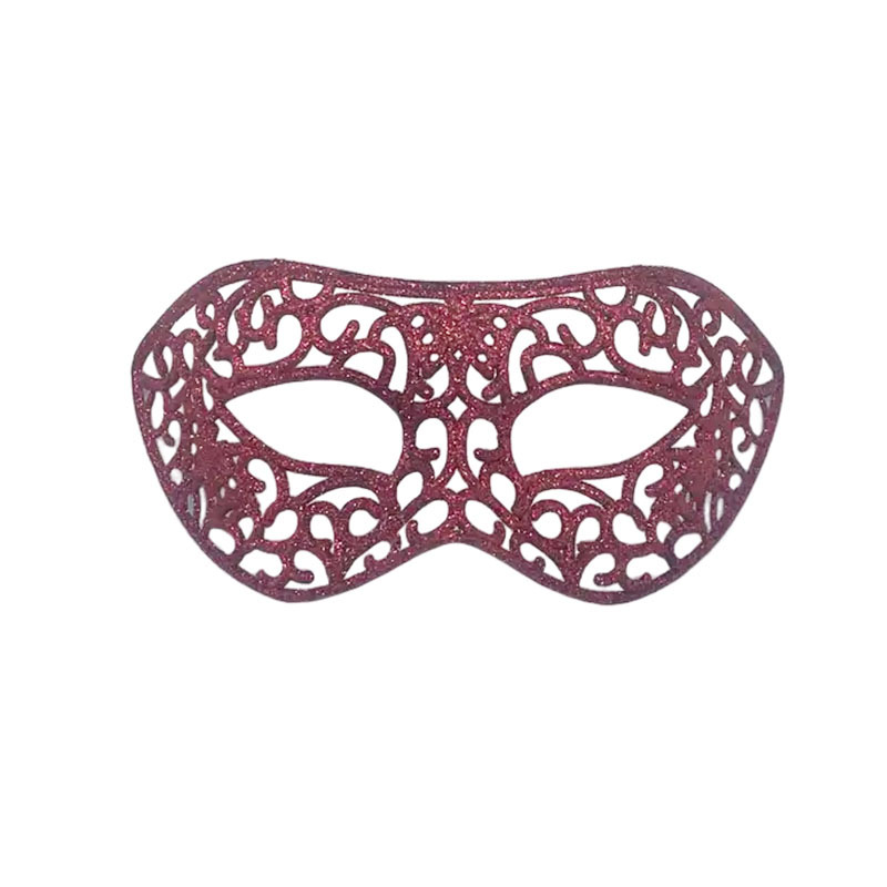 Máscaras de fiesta de Halloween máscaras de jazz retro máscaras de cabeza plana máscaras huecas máscaras antiquas de mitad de cara