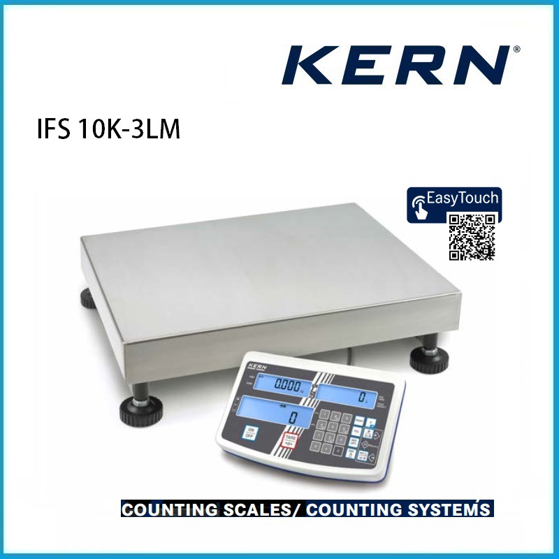 6/15kg 工业计数秤 带有方便的十进制键盘 IFS 10K-3LM KERN品牌