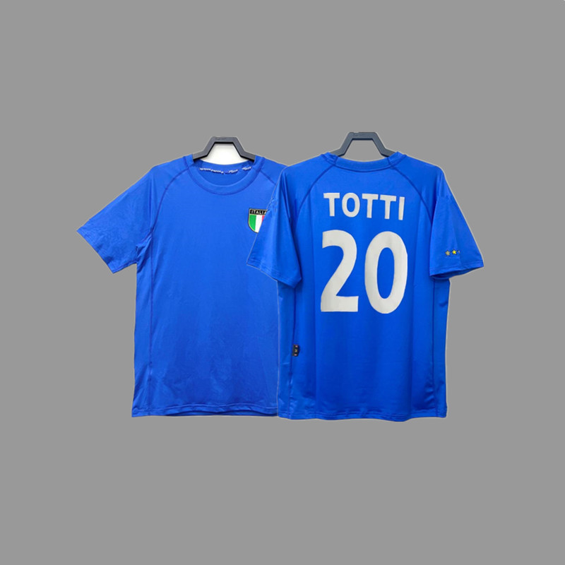 レトロジャージサッカーユニフォームイタリアユニフォームマルディーニバッジョピエロトッティカンナバロジャージ|undefined
