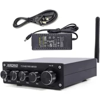 Беспроводной цифровой Bluetooth усилитель мощности, 300 Вт, сабвуфер, Hi-Fi стерео аудиоусилитель высокой мощности для домашнего использования