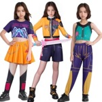 跨境Kpop猎魔女团cos服Golden打歌服佐伊鲁米米拉黑金cosplay服装