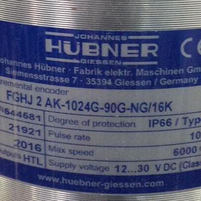 JOHANNES HUBNER编码器FGHJ4K-1024G-90G/20P先咨询再订期货
