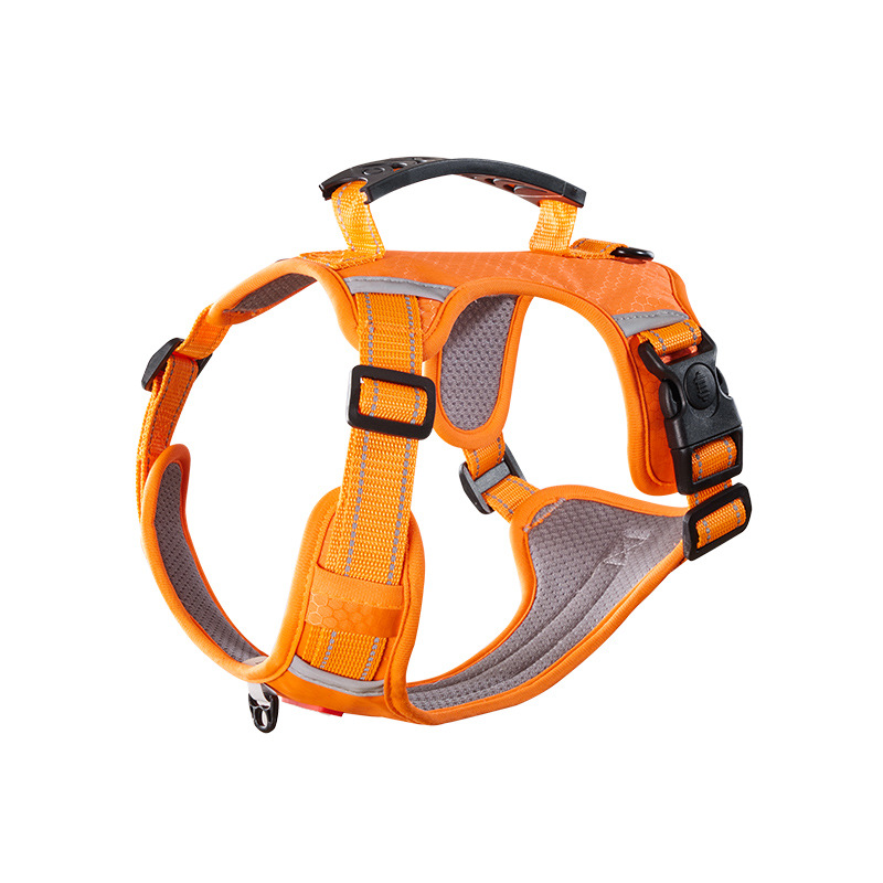 La nueva cuerda de tracción para perros tipo chaleco a prueba de explosiones para perros pequeños y medianos Corgi cuerda ajustable para pasear en el pecho y la espalda para perros