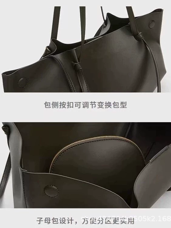 (Cross-border trading), capacious soft bag one shoulder, genuine leather