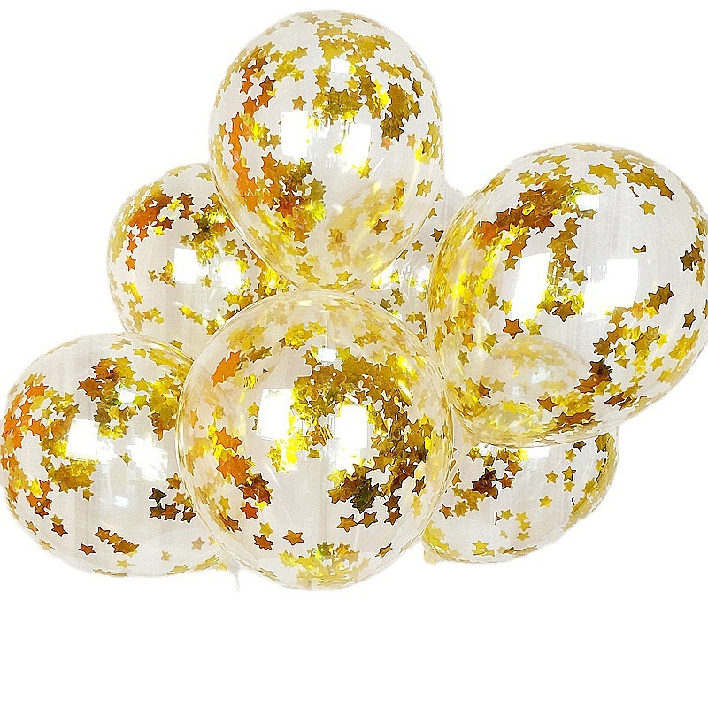 Promoción de la boda globo de lentejuelas fiesta de cumpleaños de oro decoración de la boda Día de San Valentín chino decoración de Navidad globo de confeti