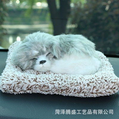 Car ornaments, Simulated Dogs, Car Decorations, Bamboo - small-huskies