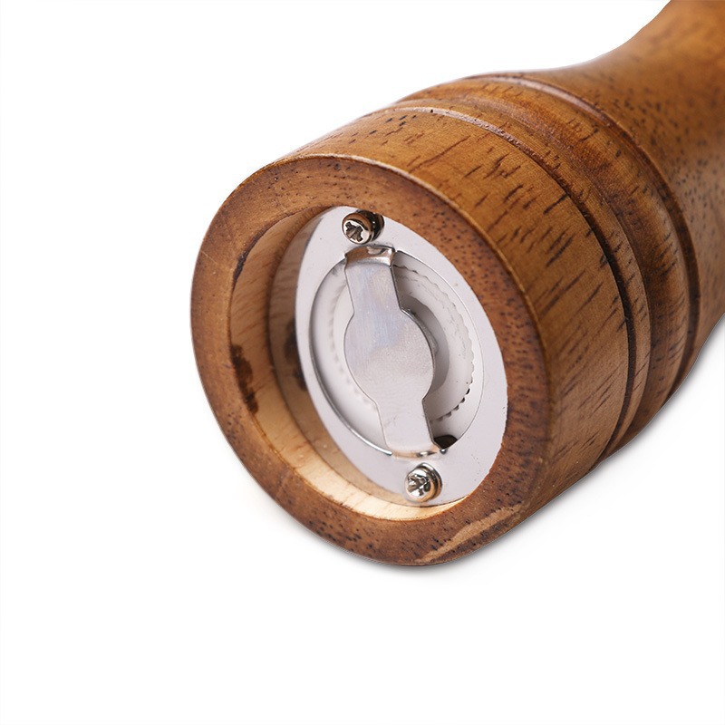 Cross-border Special Seasoning Bottle Oak Mill Pepper Mill Manual Pepper Mill Multi-use Seasoning Bottle Kitchen_voghion.com
