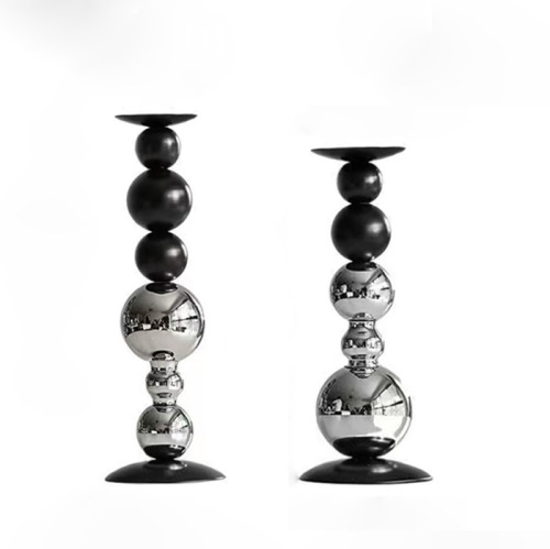 Light luxury aromatherapy candle candlestick ornaments ins retro romantic dining table candlelight dinner props home simple decoration