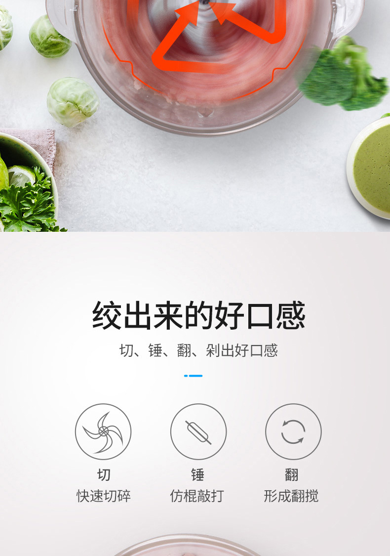 志高绞肉机多功能家用电动碎肉搅拌机微商爆款小家电批发料理机详情15