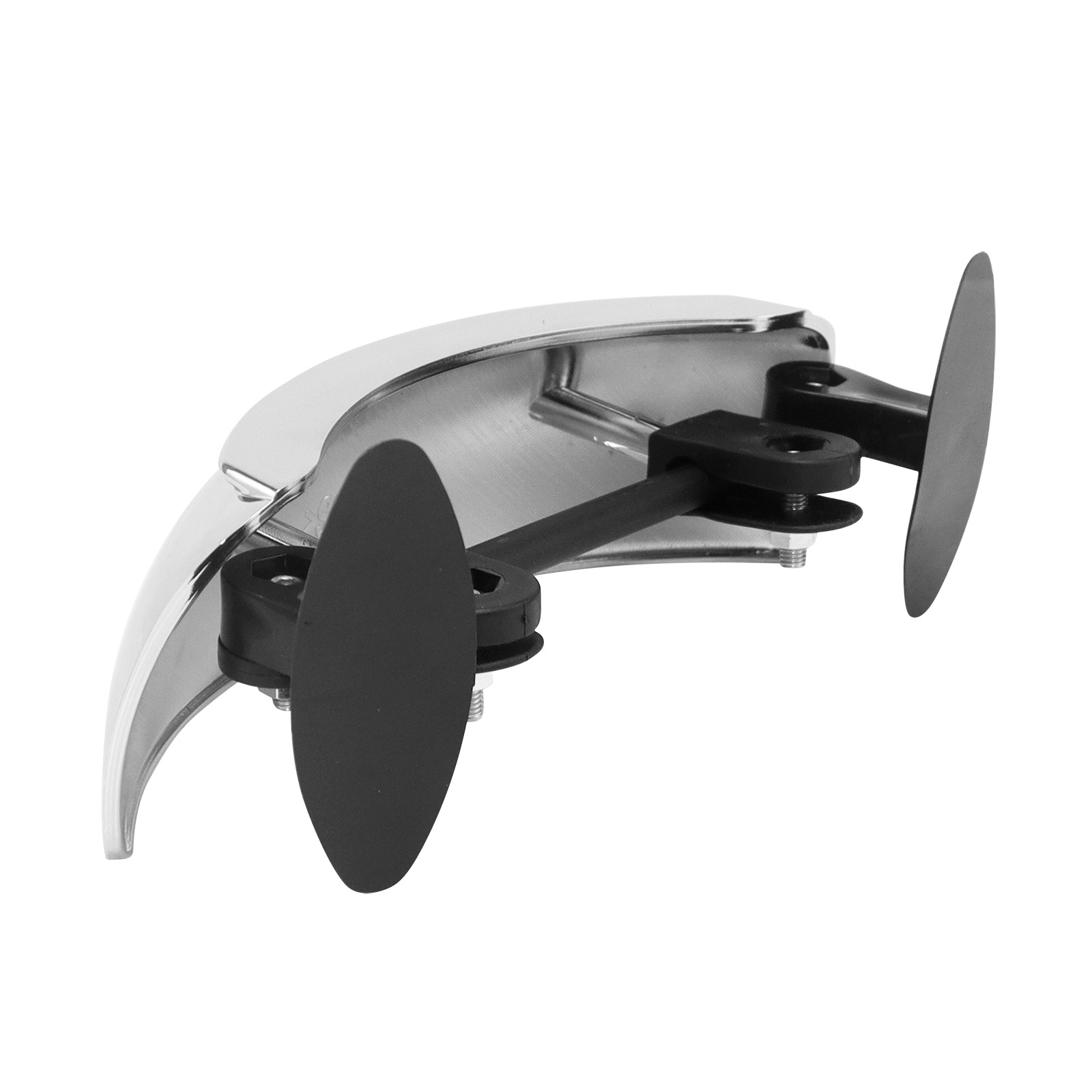 Motorcycle Street Sports Car Windshield Wide-Angle Panoramic Rearview Mirror Auxiliary Mirror Blind Spot Mirror 180-Degree Reflector
