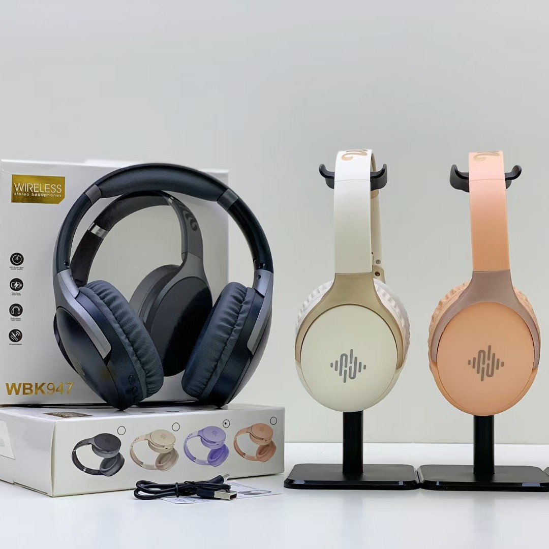 Nuevo modelo privado WBK-947 auricular Bluetooth con tarjeta plegable auricular estéreo teléfono deportivo inalámbrico música