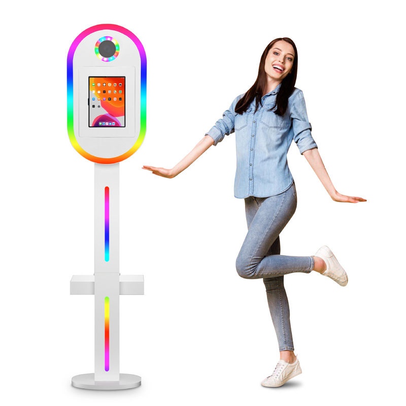 Oval iPad Photo Camera Dslr Photo Booth Party Multifunctional All-In-One Machine with Printing Photo Feature for Indoor Use