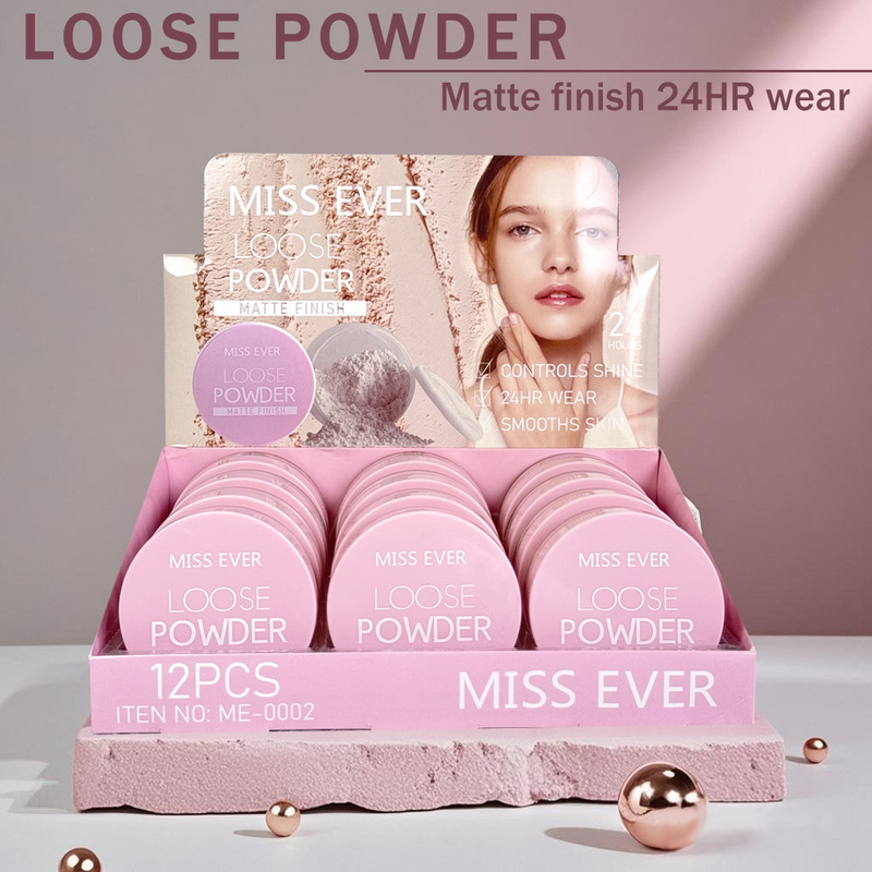 MISS EVER ラウンドメイクアップピュアコットンドライパフショートベルベットサテンルースパウダーパウダーリフレッシュプレスコットンメイクアップ|undefined