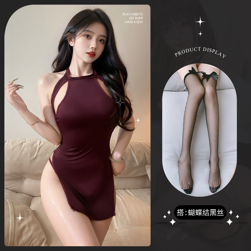 파티 스커트 + 나비 스타킹