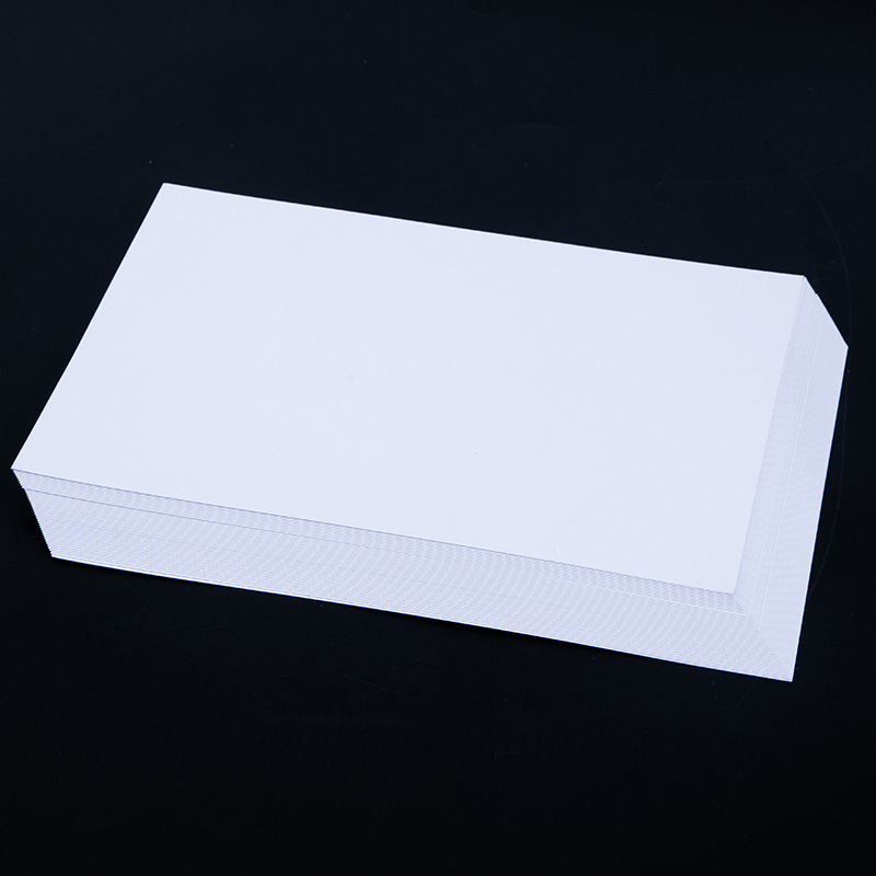 Papel de hielo blanco perla de doble cara completamente abierto A4 cartón grueso papel especial papel de impresión láser papel de tarjeta de visita de arte papel flash