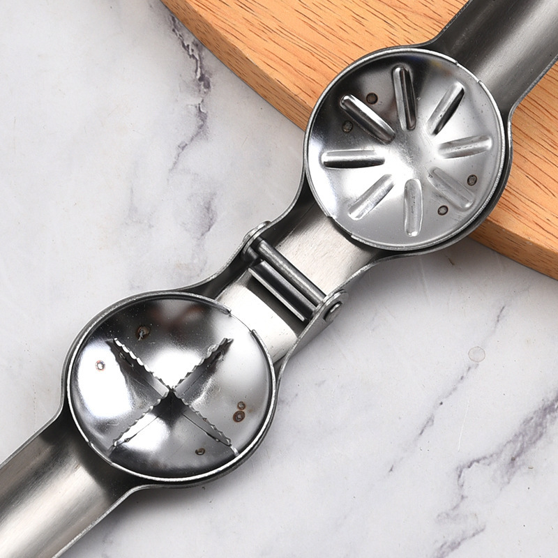 Chestnut Clip Stainless Steel Chestnut Opener Walnut Clamp Kitchen Gadget Household Nut Core Opener Factory Direct Sales